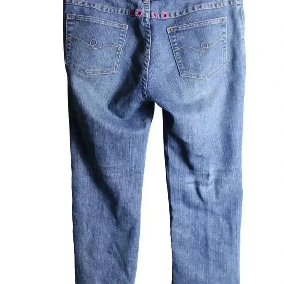 Lady Enyce Medium Wash Size 27 Patches Y2K - Picture 4 of 6